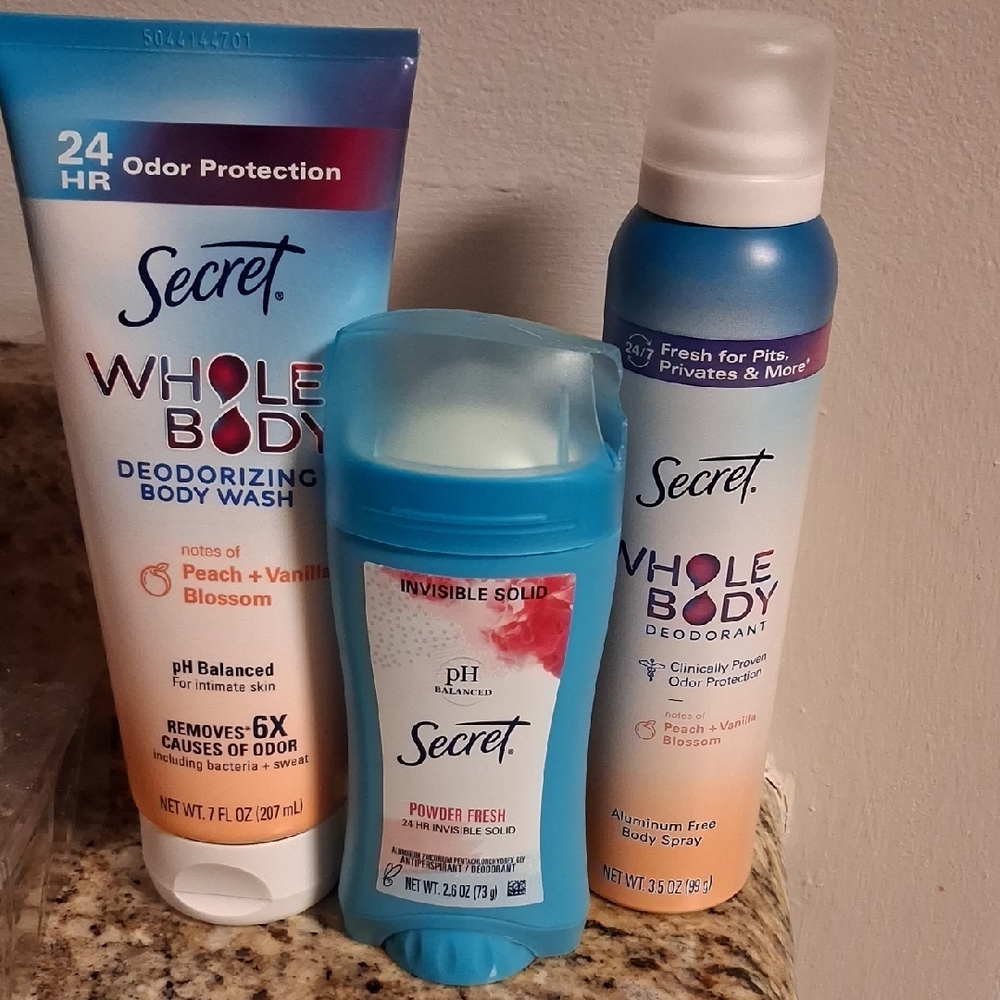 New 3 Secret products